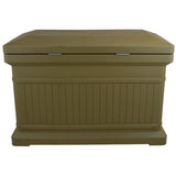 Oak Premium Horizontal Architectrual ParcelWirx Delivery Drop Box Hinged Lid with Swinging Latch for Locking - Super Arbor