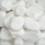 MSI Himalaya White 0.5 cu. ft . 1 to 2 in. Pebbles. 40 lbs. Bag (55 Bags/Pallet)