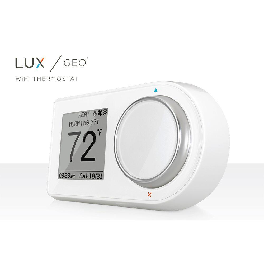 7-Day Wi-Fi Programmable Thermostat in White - Super Arbor