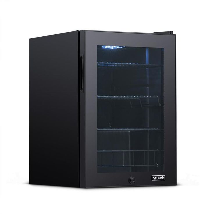 NewAir 90-Can Capacity (2.2-cu ft) Residential Black Built-In/Freestanding Beverage Center