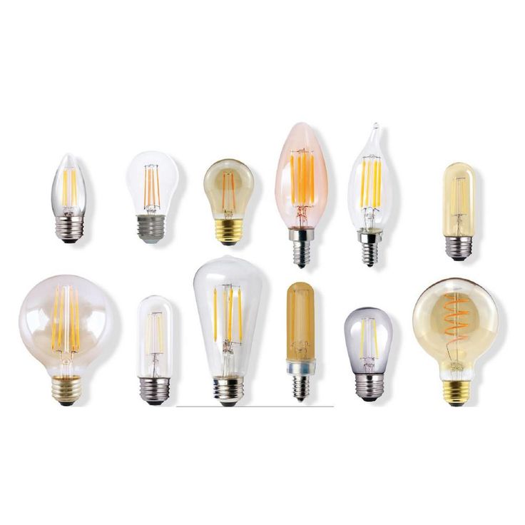 Halco Lighting Technologies 60-Watt Equivalent 5.5-Watt CA10 Dimmable LED Clear Filament Antique Vintage Medium Light Bulb Warm White