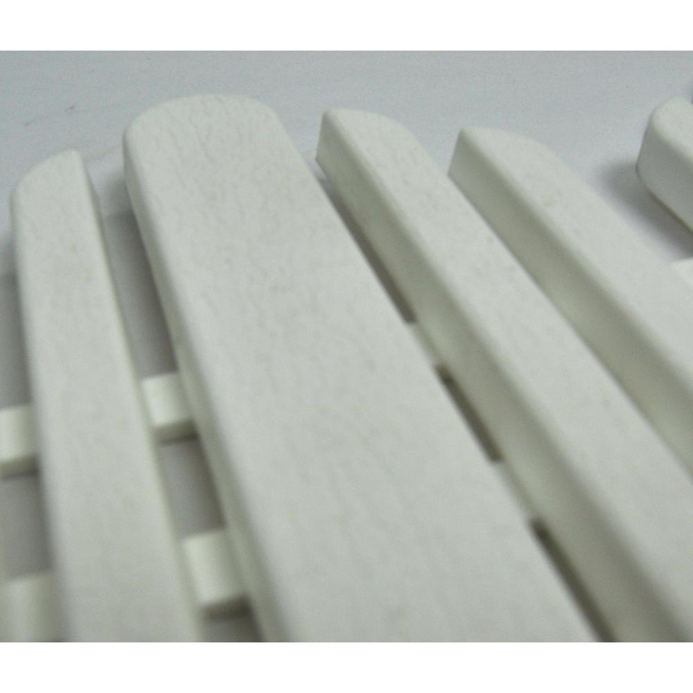 22 in. x 10 in. Plastic Adirondack Decorative Border Lawn Edging - Super Arbor