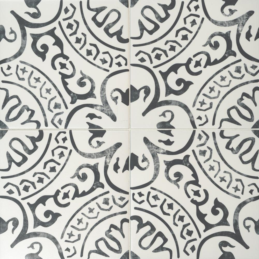 Zoudia 8 in. x 8 in. Matte Porcelain Floor and Wall Tile (5.33 sq. ft. / case) - Super Arbor