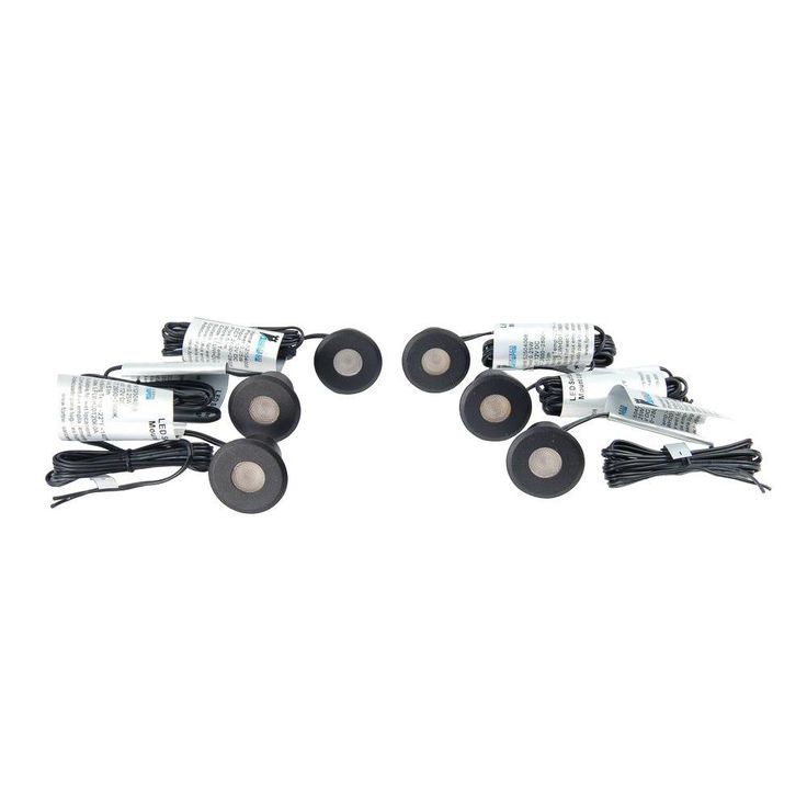 Black Sand LED Surface Mount Light (6-Pack)