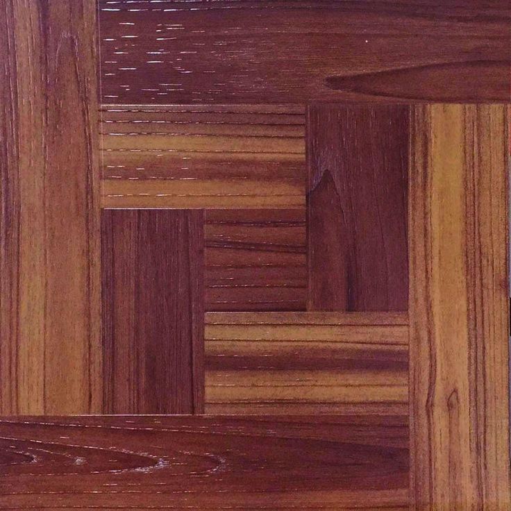 TrafficMASTER Red Oak Parquet 12 in. x 12 in. Peel and Stick Vinyl Tile Flooring (30 sq. ft. / case)