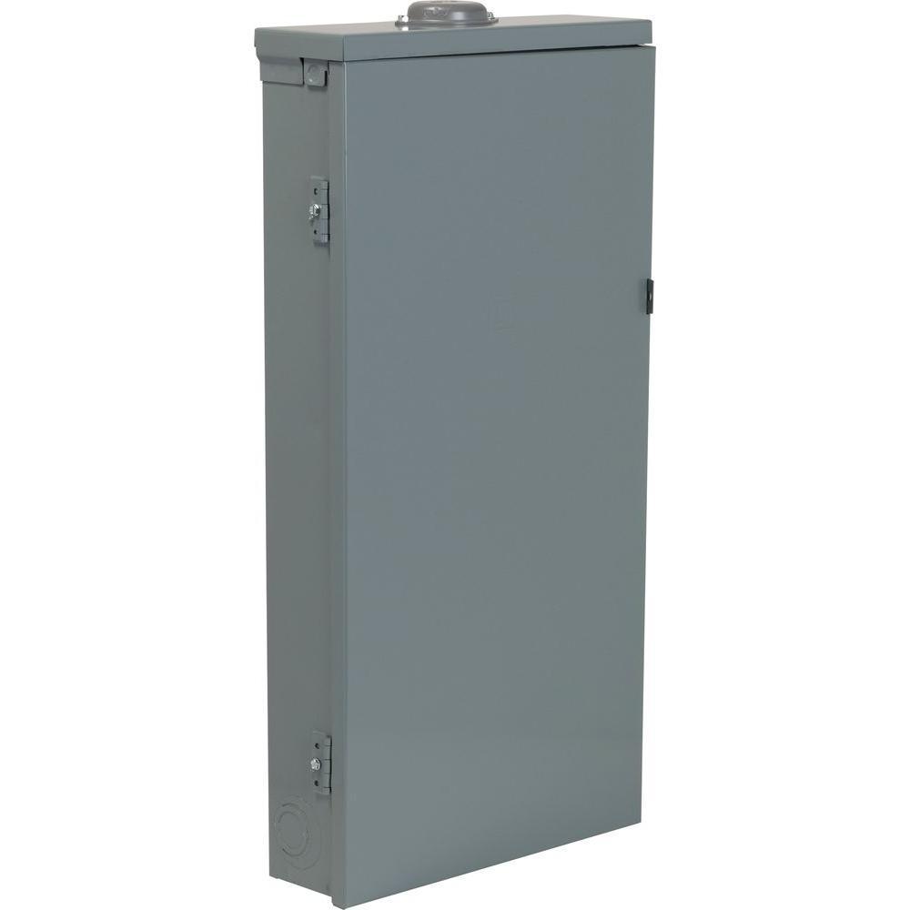 Homeline 150 Amp 8-Space 16-Circuit Outdoor Main Breaker Plug-On Neutral Load Center with Feed-Thru Lug - Super Arbor