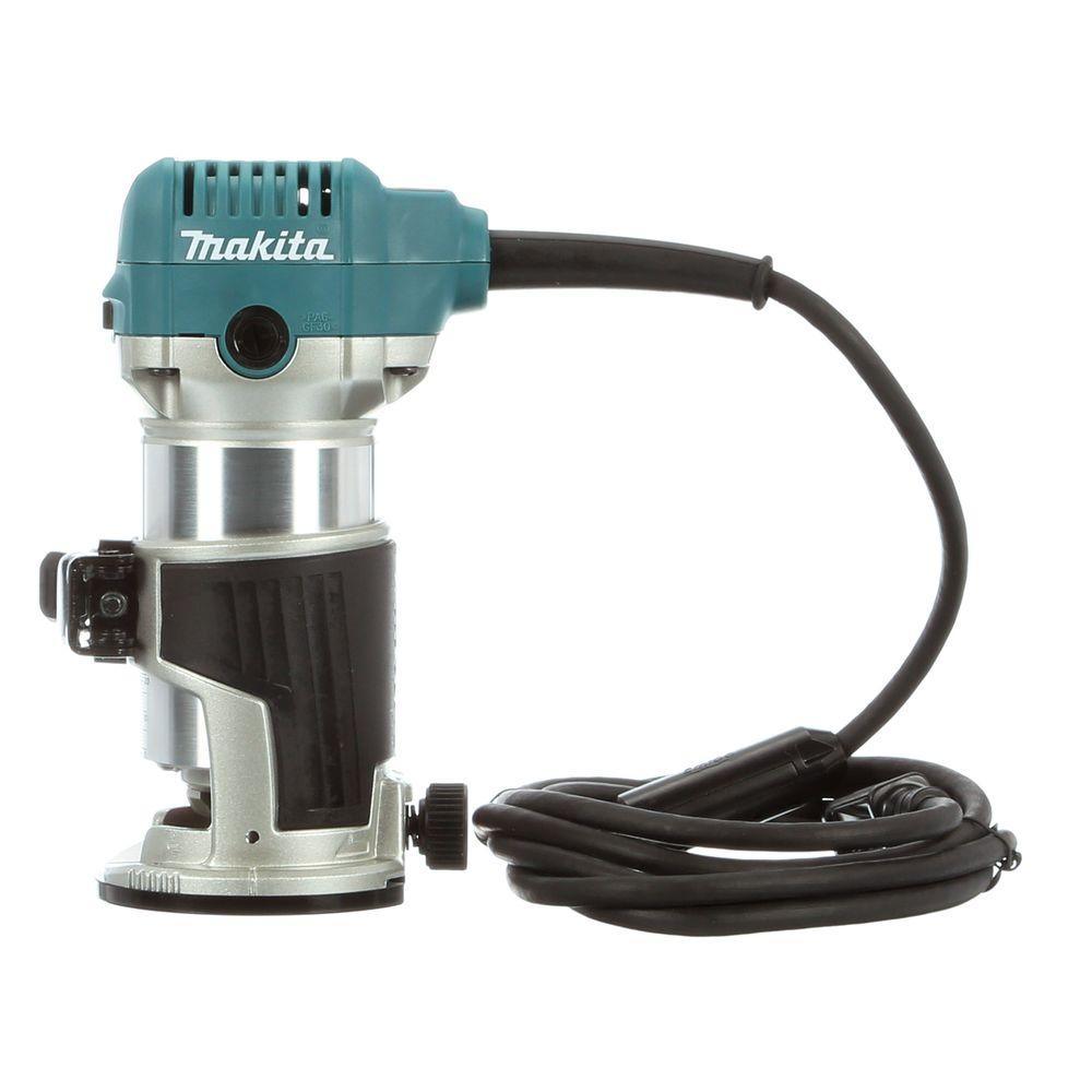 6.5 Amp 1-1/4 HP Corded Fixed Base Variable Speed Compact Router with Quick-Release - Super Arbor