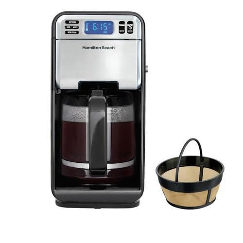 Hamilton Beach Hamilton Beach 12-Cup Black Residential Drip Coffee Maker
