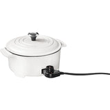 THE ROCK 3.2 Qt. White Electric Casserole Slow Cooker