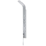Brielle 70.5 in. 6-Jet High Pressure Shower Panel System with Rainhead Fixed Handheld Dual Shower in Stainless Steel