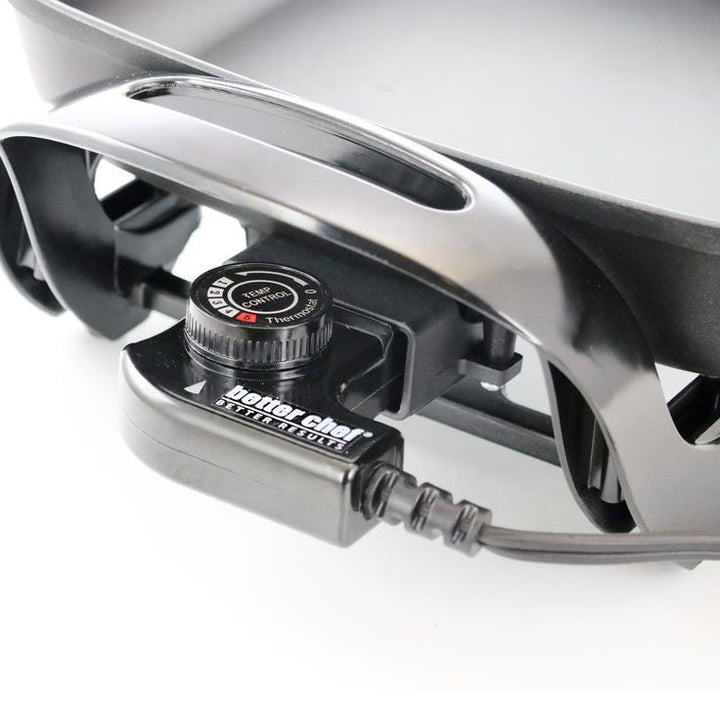 11.5 in. Black Non-Stick Electric Skillet Grill