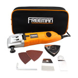 Lightweight Pneumatic 2-in-1 Flooring Nailer and Stapler and Oscillating Multi-Function Power Tool Combo Kit with Bags - Super Arbor