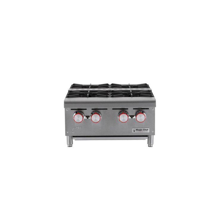 Commercial 24 in. Countertop Natural Gas Hot Plate