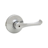 Dorian Satin Nickel Privacy Bed/Bath Door Lever with Microban Antimicrobial Technology - Super Arbor