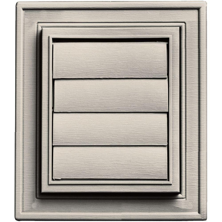 Square Exhaust Siding Vent #048-Almond - Super Arbor