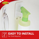 White Spray Bottle Hanger with 2-Large Adhesive Strips - Super Arbor