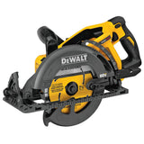 FLEXVOLT 60-Volt MAX Li-Ion Cordless Brushless 7-1/4 in. Wormdrive Circ Saw(Tool-Only) w/ Bonus FLEXVOLT 20V/60V Battery - Super Arbor