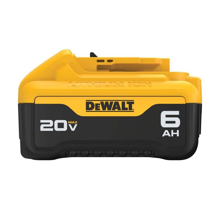 20-Volt MAX XR Lithium-Ion Premium Battery Pack (1) 6.0Ah Battery, (1) 4.0Ah Battery & (1) 2.0Ah Battery