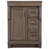 Naples 30 in. W Bath Vanity Cabinet Only in Tobacco with Right Hand Drawers - Super Arbor