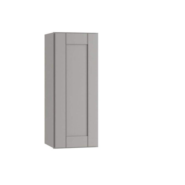Home Decorators Collection Washington Veiled Gray Plywood Shaker Assembled Wall Kitchen Cabinet Soft Close 12 in W x 12 in D x 30 in H