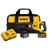 FLEXVOLT 60-Volt MAX Lithium-Ion Cordless Brushless Reciprocating Saw with (2) Batteries 2Ah and Bonus Swivel Head Shear - Super Arbor