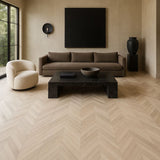 Chevron Navarra Maple 6 MIL x 12 in. W x 28 in. L Click Lock Waterproof Luxury Vinyl Plank Flooring (18.9 sq. ft./Case)