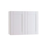 Home Decorators Collection Washington Vesper White Plywood Shaker Assembled Wall Kitchen Cabinet Soft Close 30 in W x 12 in D x 24 in H