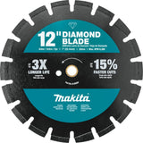 12 in. Segmented Rim Dual Purpose Diamond Blade