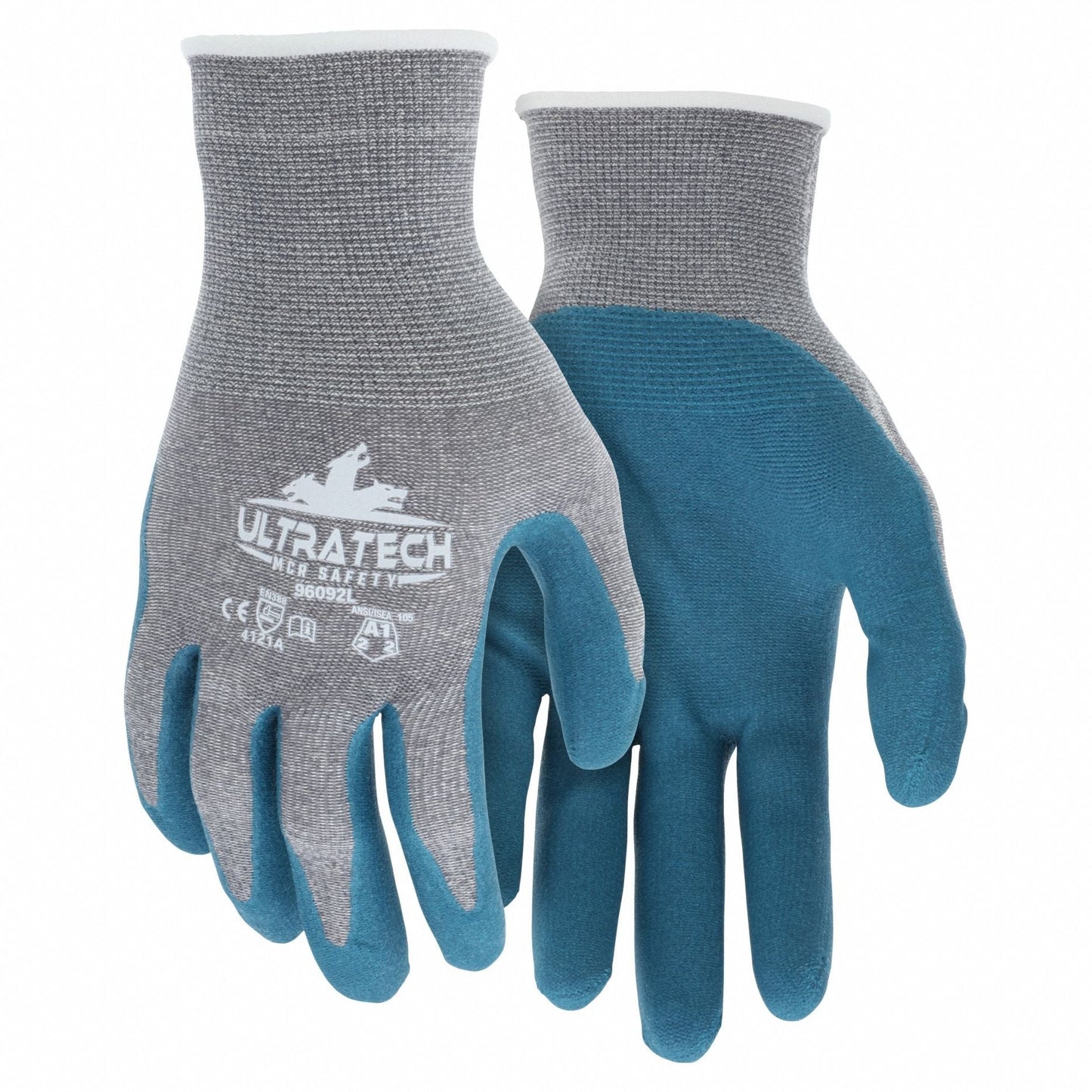 MCR SAFETY XS Nitrile Coated Gloves - Cut and Puncture Resistant, 12 Pack