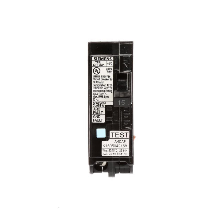 15-Amp AFCI/GFCI Dual Function-Circuit Breaker - Super Arbor
