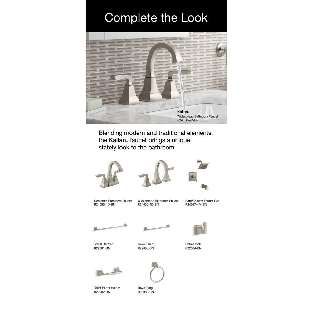 Kallan Rite-Temp Single-Handle 1-Spray Tub and Shower Faucet in Vibrant Brushed Nickel (Valve Included) - Super Arbor
