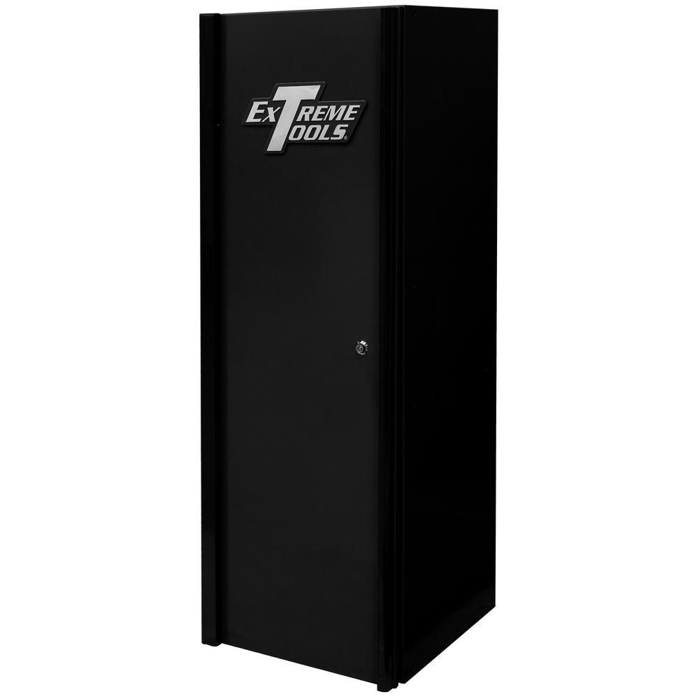 DX 19 in. 0-Drawer Side Tool Chest Locker in Matte Black with 4-Shelves - Super Arbor