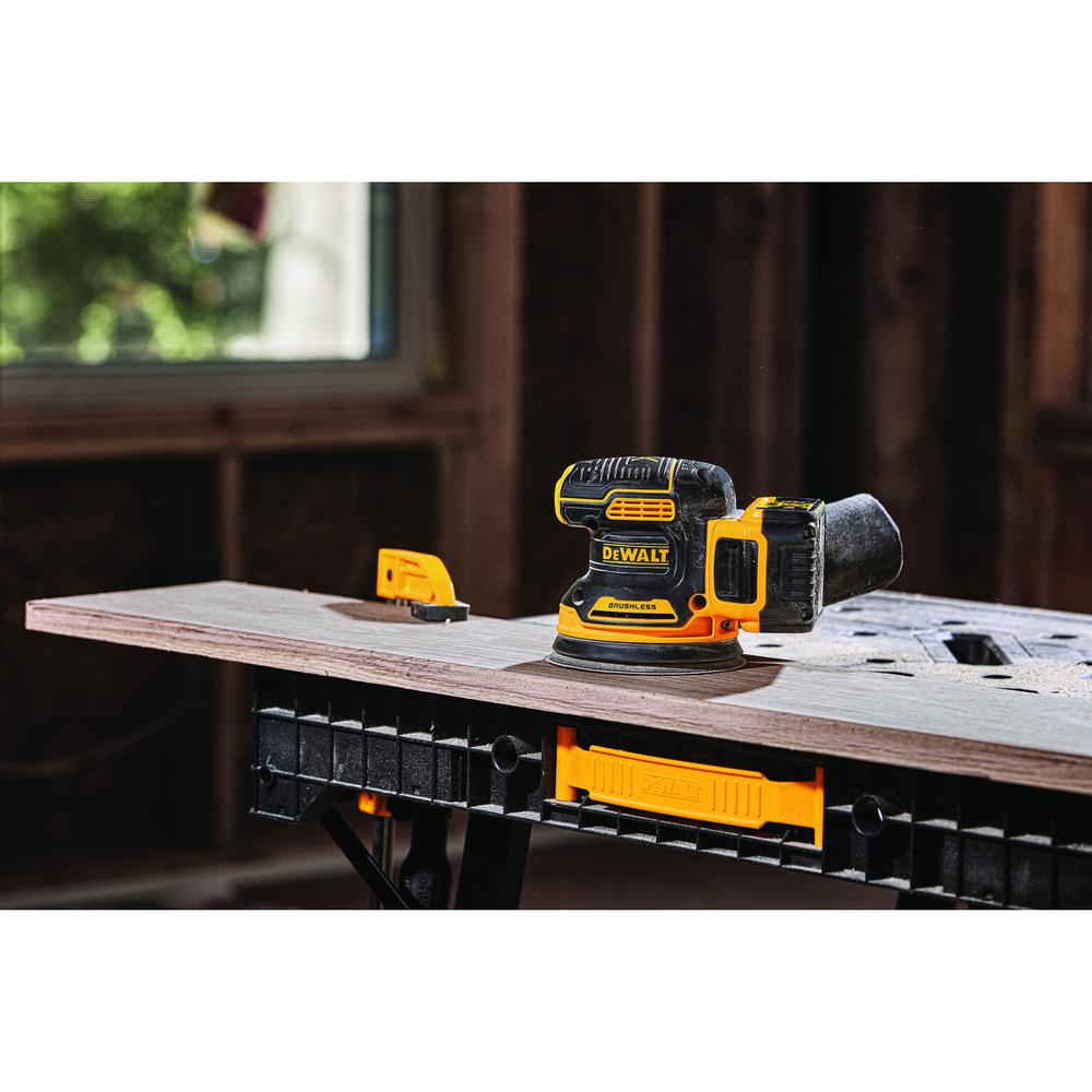 20-Volt MAX Lithium-Ion Cordless 1/4 in. Impact Driver with 20-Volt Brushless 5 in. Random Orbital Sander (Tool-Only)