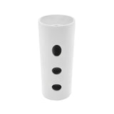 Swiss Madison Monaco Circular Basin Pedestal Sink in Glossy White