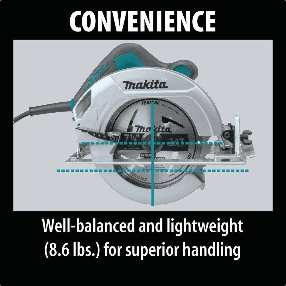 10.5 Amp 7-1/4 in. Corded Circular Saw - Super Arbor