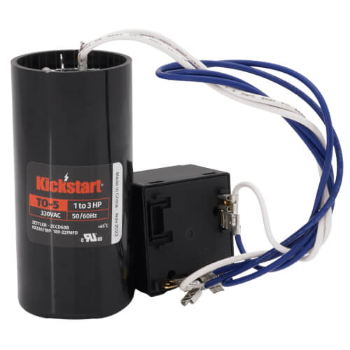 Rectorseal 96503 capacitor - front view (Voltage: 230V, 265v; Product Type: Capacitor)