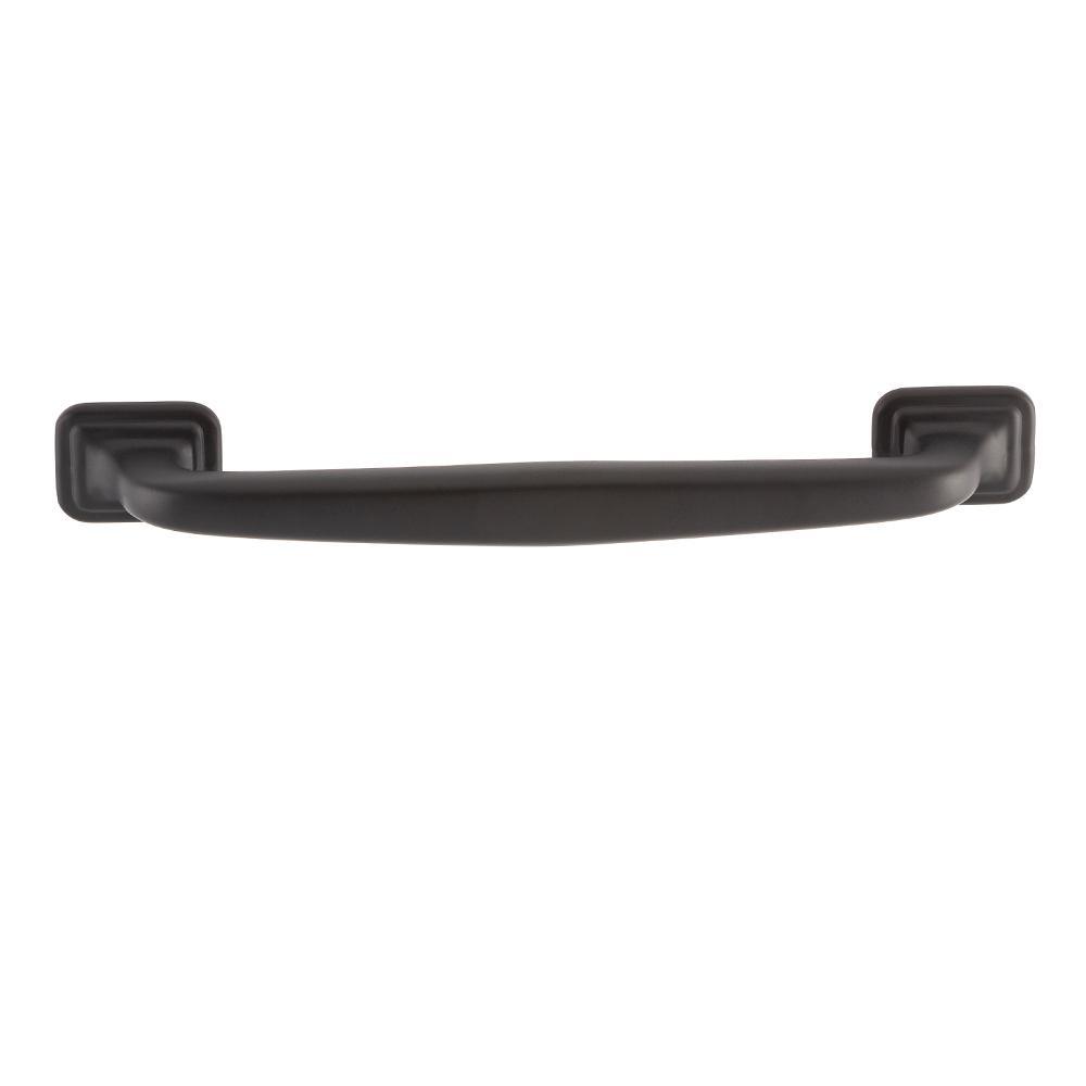 Grayson 5 in. Center-to-Center Matte Black Drawer Pull - Super Arbor