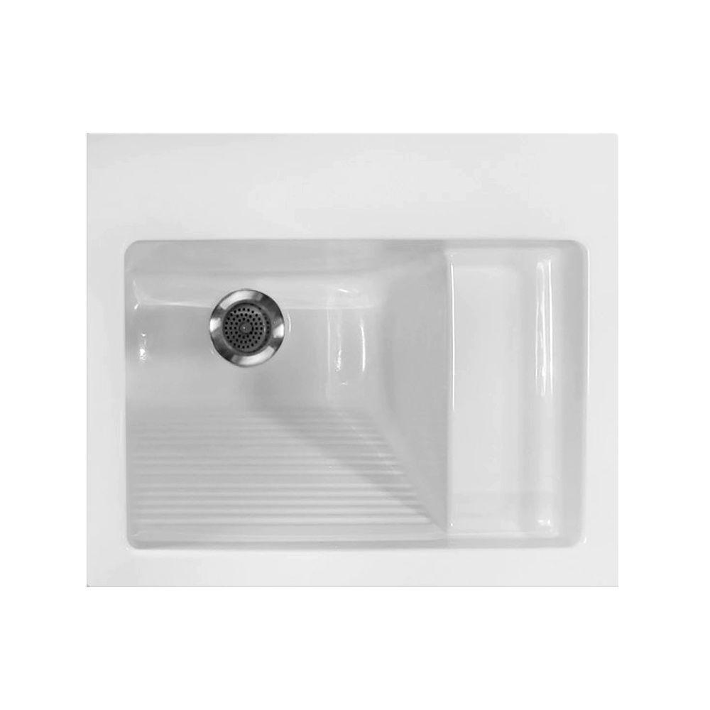 21 in. x 26 in. Digital Control Acrylic Laundry Sink - Super Arbor