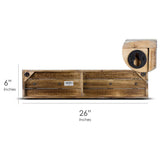 Leaves Wood/Metal Coat Rack Wall Hooks - Super Arbor