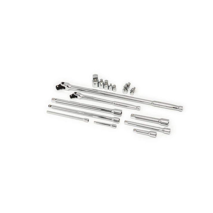Crescent 1/4 in., 3/8 in., 1/2 in. and 3/4 in. Drive Socket Accessories Set (16-Piece)