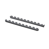 Norsk Gray/Black 24 in. x 24 in. EVA Foam Truly Reversible Interlocking Tile (42-Tile)