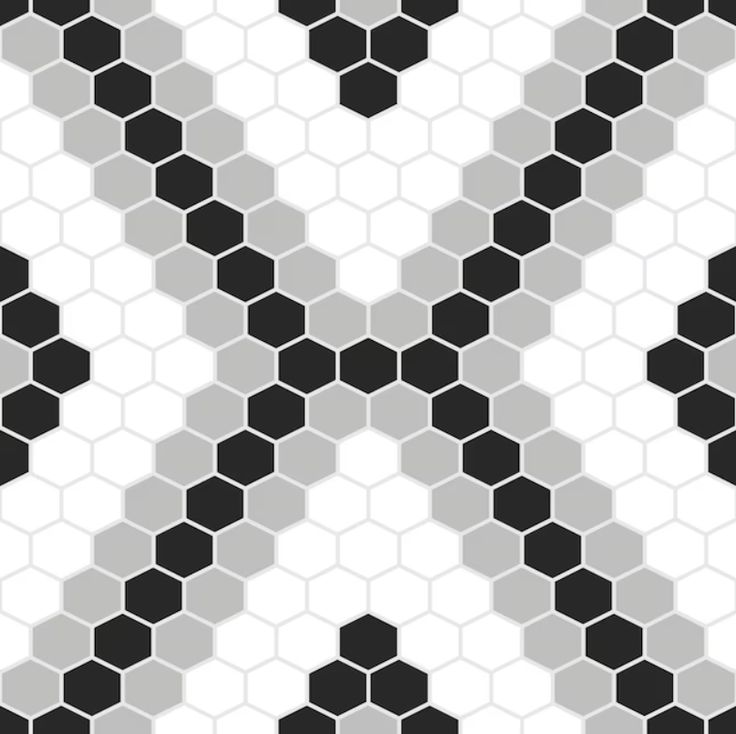 FloorPops Black and White 2.76-mil x 12-in W x 12-in L Water Resistant Peel and Stick Vinyl Tile Flooring