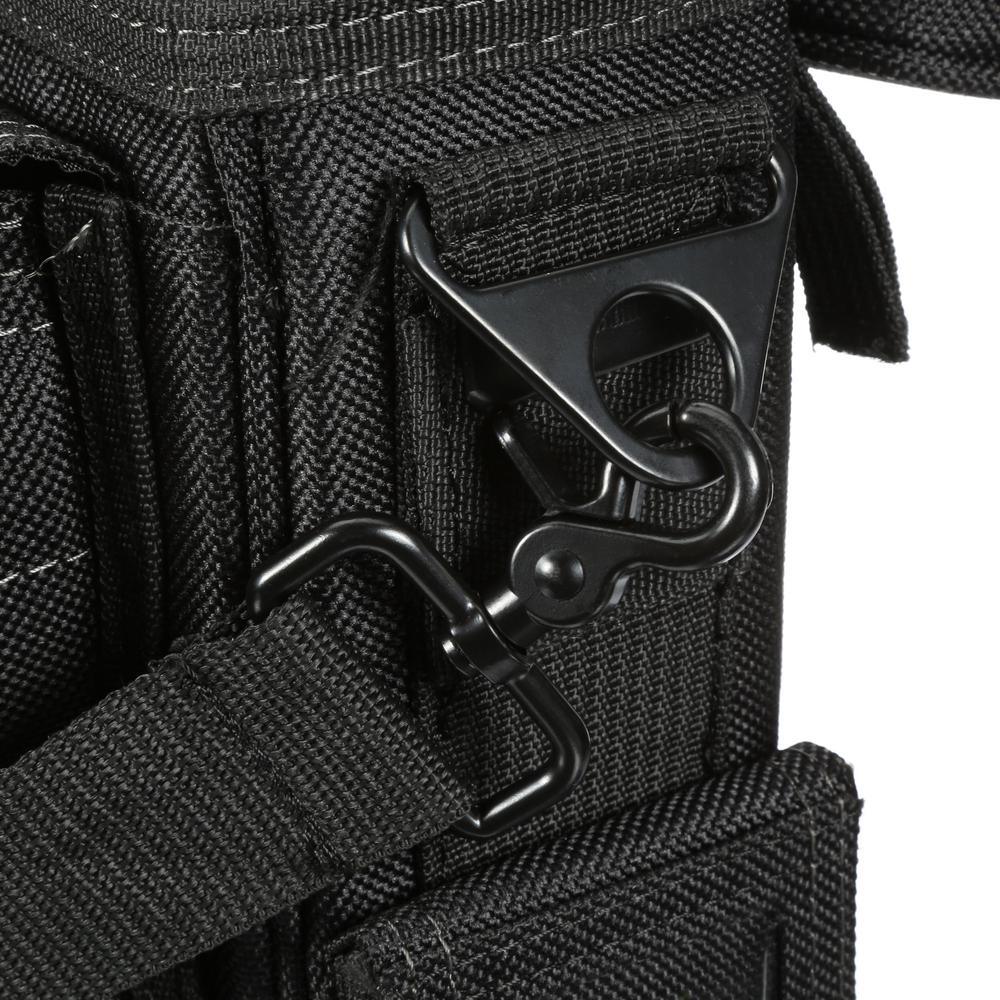 Medium Quick Access Laptop Tool Bag with Shoulder Strap in Black - Super Arbor