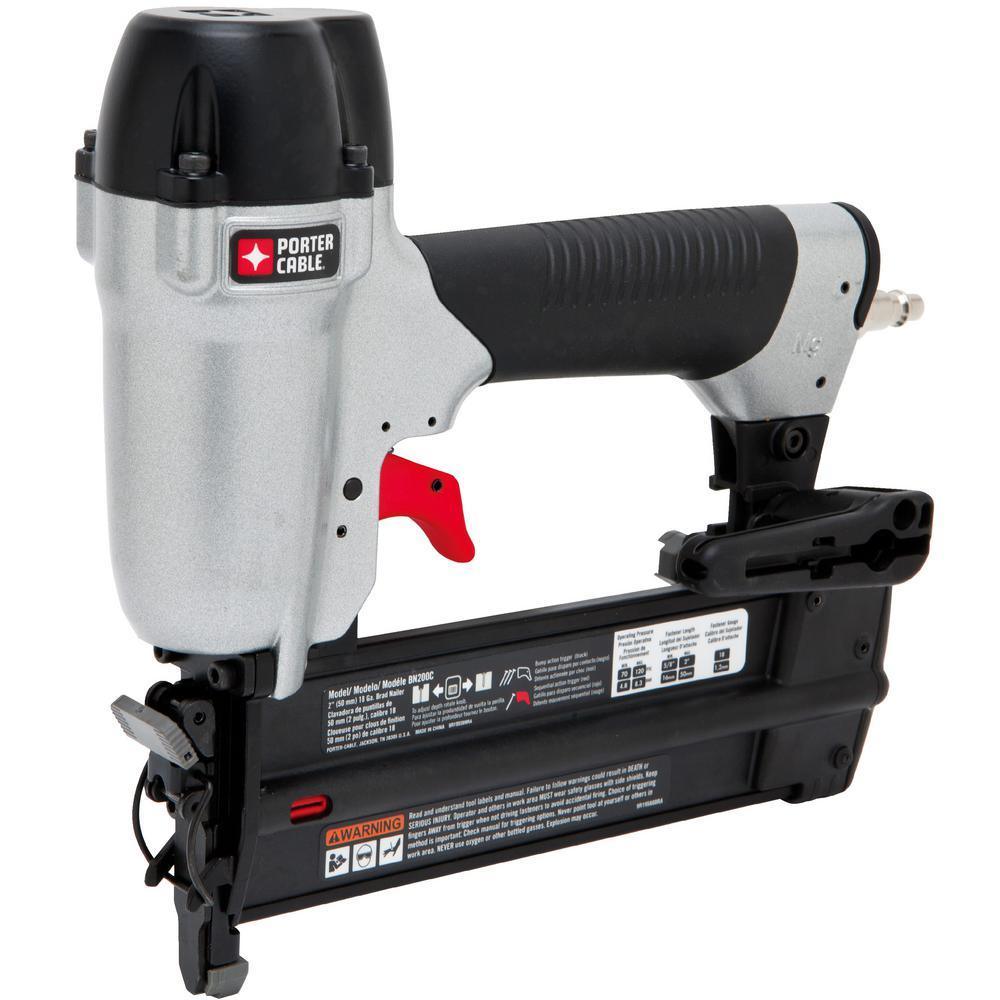 15-Gauge Pneumatic 2-1/2 in. Angled Finish Nailer Kit with Bonus 18-Gauge Brad Nailer Kit - Super Arbor