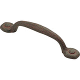 Refined Rustic 3 in. Center-to-Center Black Iron Pull - Super Arbor