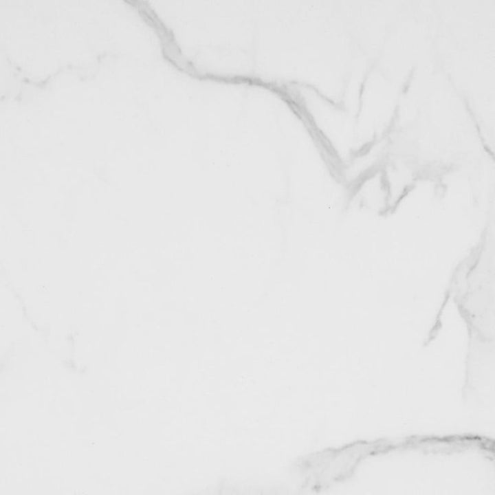 43 in. W x 22 in. D x 0.75 in. H Engineered Marble Vanity Top in Calacatta White with White Basin