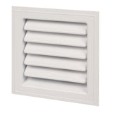 18 in. x 24 in. Plastic Wall Louver Static Vent in White - Super Arbor