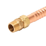 3/4 in. FIP/MIP x 3/4 in. FIP x 18 in. Copper Water Heater Connector (7/8 in. O.D.) - Super Arbor