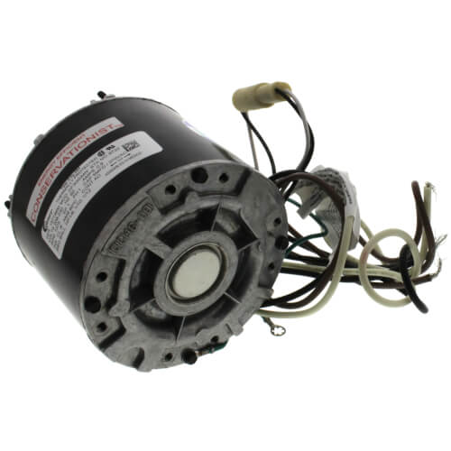 Century 9722 inducer motor - side view (Type: Permanent Split Capacitor; Voltage: 208/230V, 230V, 208V)