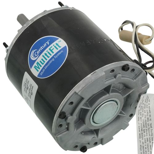 Century 9724-CENTURY inducer motor - side view (Type: Permanent Split Capacitor; Voltage: 208/230V, 230V, 208V)